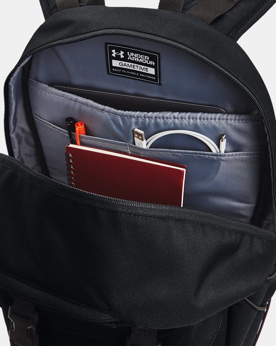 UA Gametime Backpack, Black, pdpMainDesktop image number 3